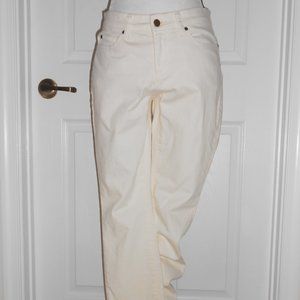 Eileen Fisher Skinny Jeans 4 Ecru The Fisher Project NEW